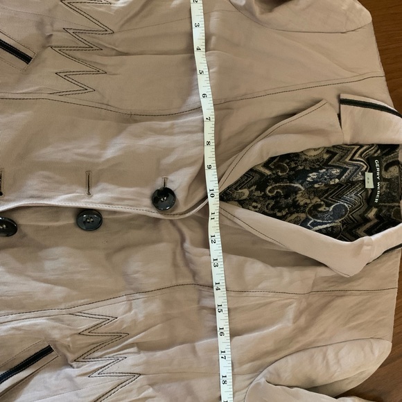 Vintage Blazer Women's Size 12 Tan Gerry Weber - Picture 9 of 10